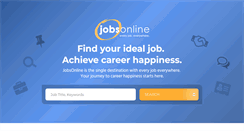 Desktop Screenshot of jobsonline.com
