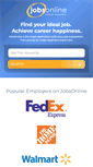 Mobile Screenshot of jobsonline.com